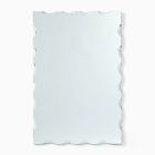 Rough Cut Edge Rectangle Wall Mirror