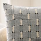Embroidered Modern Blocks Pillow Cover
