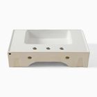 Rectangular Wall Mounted Sink