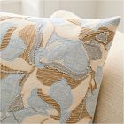Abstract Applique Floral Pillow Cover