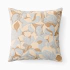 Abstract Applique Floral Pillow Cover