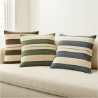 Broad Wool Stripe Pillow Cover