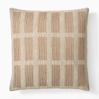 Modern Crewel Blocks Pillow Cover &amp; Throw Set