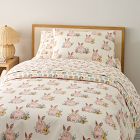Pink Chicken Bunny Reversible Duvet Cover &amp; Shams
