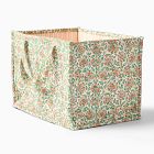 Pink Chicken Quilted Floral Diaper Caddy