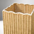 Scallop Rattan Bin