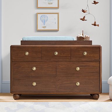 green emerald velvet dress Babyletto Lolly 3 Drawer Changer Dresser with Removable Changing Tray Washed Natural main image 0