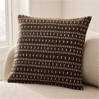 Dashed Wool Stripe Pillow Cover
