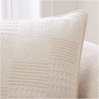 Patchwork Waffle Pillow Cover