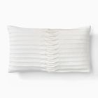 Centered Pleat Pillow Cover