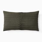 Centered Pleat Pillow Cover