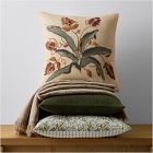 Earthy Garden Stitch Pillow Cover &amp; Throw Set