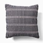 Black &amp; Natural Woven Outdoor Pillow Set