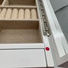 Open Box: Mid-Century Jewelry Boxes, Large (13.5" H) - White Lacquer