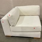 Open Box: Nassau Extra Deep Sectional, Corner - Performance Yarn Dyed Linen Weave Alabaster