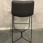 Open Box: Slope Leather Counter Stool (26"H) - Saddle Leather Slate, Charcoal