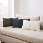 Centered Pleat Pillow Cover