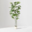 Faux Potted Bamboo Palm Tree (7')