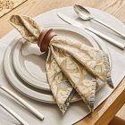 Block Print Palm Napkin Sets