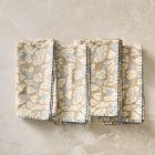 Block Print Palm Napkin Sets