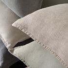 European Flax Linen Oversized Lumbar Pillow Cover