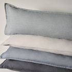 European Flax Linen Oversized Lumbar Pillow Cover