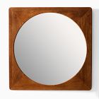 Tate Wood Square Wall Mirror