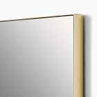 Thin Metal Rectangle Wall Mirror