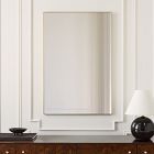 Thin Metal Rectangle Wall Mirror