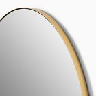 Thin Metal Round Wall Mirror