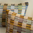 Outdoor Multi Checkerboard Plaid Pillow