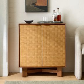 Herman Basket Woven Veneer Cabinet (28
