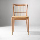McKay Bamboo Spindle-Back Leather Dining Chair