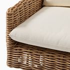 Westport Wicker Outdoor Slim Swivel Chair w/ Kos Side Table