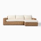 Westport Wicker Outdoor 2-Piece Chaise Sectional (105")