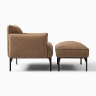 Penn Upholstered Outdoor Lounge Chair w/ Ottoman