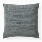 Jute Simple Line Pillow Cover