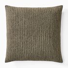 Jute Simple Line Pillow Cover