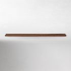 Open Box: Nook Woodworking Picture Ledge Display Shelf (36"L) - Walnut Stain On African Mahogany