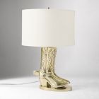 Cowboy Boot Table Lamp (17.5")