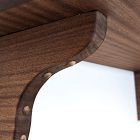 Nook Woodworking Shelf with Wood Brackets (12"&ndash;84")