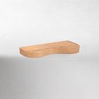 Nook Woodworking Double Curve Thick Floating Shelf (12"&ndash;84")