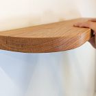 Nook Woodworking Thick Floating Shelf with Rounded Corners (12"&ndash;84")