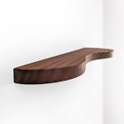 Nook Woodworking Double Curve Thick Floating Shelf (12"&ndash;84")