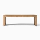 Ellington Outdoor Terrawood Dining Bench (62")
