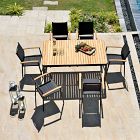 Dante Outdoor Dining Table (63"&ndash;82")