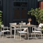 Galveston Aluminum Outdoor Dining Chairs (Set of 4)