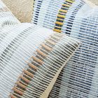 Embroidered Ladder Stripe Pillow Cover