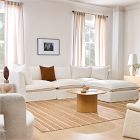 Bleecker Down-Filled Slipcover Modular 4-Piece Ottoman Sectional (123")