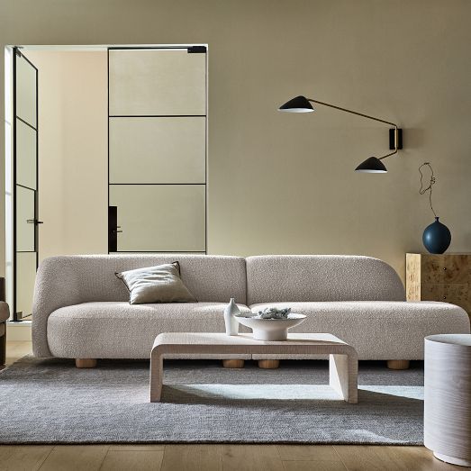 Laurent 2-Piece Bumper Sofa (122.5")